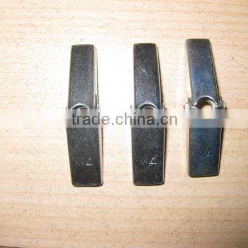 Standard metal spring toggles/toggle anchor/zinc plated anchor