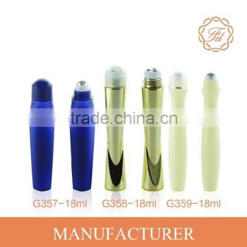 18ml steel ball eye massager for cream packaging