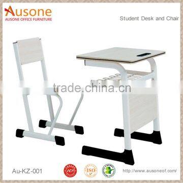 2015 hot sale single seat mdf desktop kids adjustable desk and chair