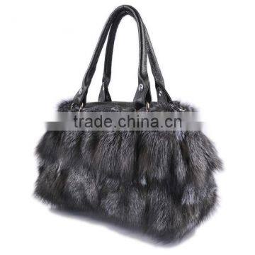 Fashionable Handbag Wholesale Bag Real Fox Fur Handbags For Ladies 2014 photo-4