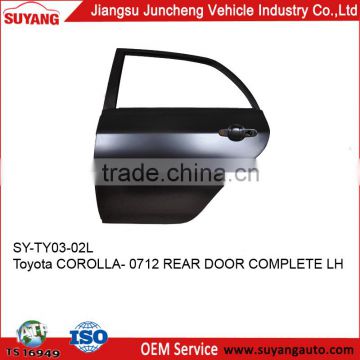 JUNCHENG Rear Door for Toyota Corolla 07-12 Auto Spare Parts