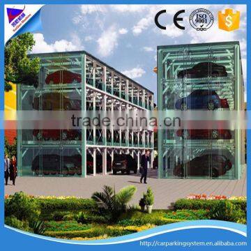 5 floor car parking garage multilevel puzzle parking system smart hydraulic car valeting equipment