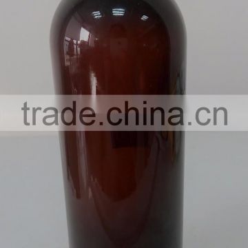 hot sale empty 500ml amber plastic bottles with plastic cap for sale