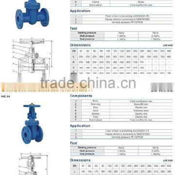 OEM Chinese Factory JIS DPS Non Rising Stem Gate Valve Quality Choice photo-6