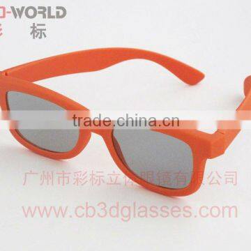 plastic real d 3D glasses for cinema