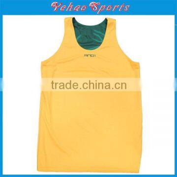 Wholesale cheap new design gym singlet