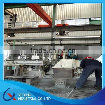 Steel sheet galvanizing line