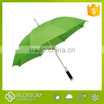 Advertising golf umbrella with aluminum handle