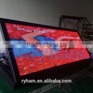 2014 www.com 3G wireless GPS led video display for bus in alibaba China