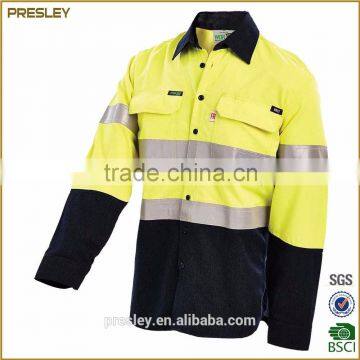 High Quality Men's Safty Reflective Workwear Coverall Fireproof Workwear photo-2