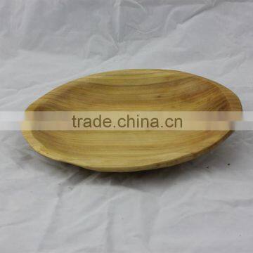 Factory Direct Delicated Wooden Root Carving Plate
