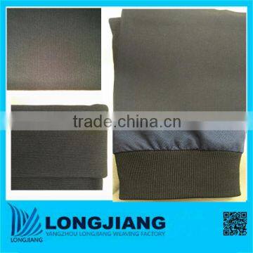 rib fabric for leather jacket cuff&collar&band