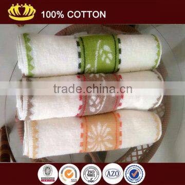 100% Cotton Super Soft Daisy Satin Jacquard Hand Towel