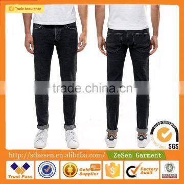 New Style Black Skinny Denim Jeans Pants For Man Apparel Manufacturer In China