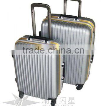 Aluminum luggage trolley with abs material