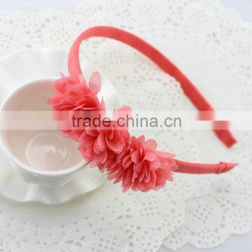 Korean Style Children Headband,Chiffon Flower Headband,Baby Flower Headband photo-3