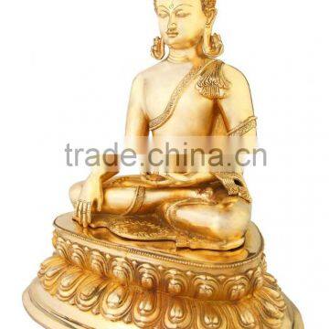 Buddha Sitting With Bowl on Base 22" photo-2