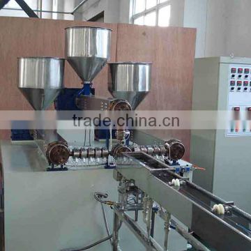 straw machine--three colours co-extrude extrusion line