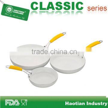 Aluminum ceramic fry pan