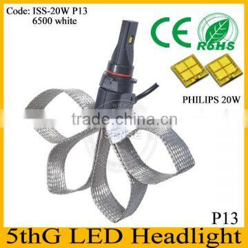 Car front light 881/9004/9007/H1/H3/H7/H13 led head lamp led headlight