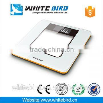 150kg LCD colorful plastic interlayer tempered glass electronic digital body weighing bathroom scale