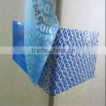 Partial Transfer Void Label