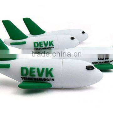 Customized promo gift plane shape usb flash drive 3D