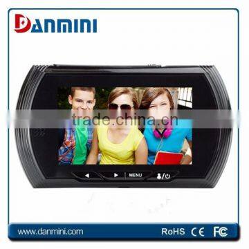 Danmini 4.3 Inch Color Motion Detection Night vision function Digital Door Viewer Peephole Camera Doorbell