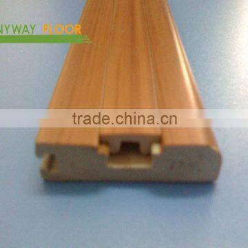 PVC panel plastic skirting board use Hot compress