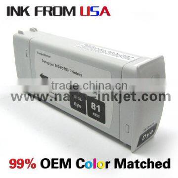 for hp DJ 5000/5500 printer for hp81 compatible cartridge