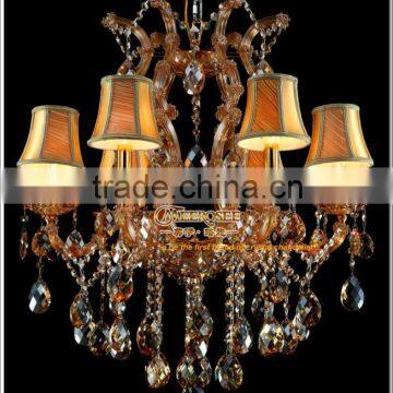 2013 Led lighting design crystal clip on lamp shades for small lamps MDS06-L6