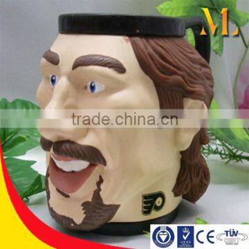 eco-friendly pvc cup football cup creative cartoon cup gifts