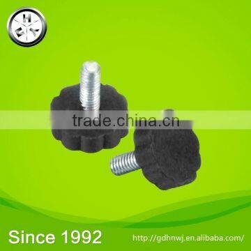 ISO certificate plastic adjustable screw feet for furniture/cabinet/chair/desk (AF1711)