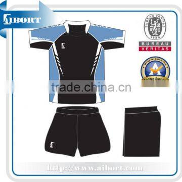 SUBRG-834 breathable sublimated rugby jerseys and shorts