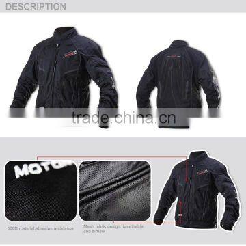 Mesh Motorcycle Street Riding Jacket JK40 CE Inner Protectors Zipper Jackets photo-3
