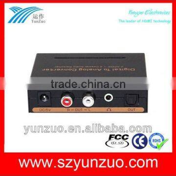 Optical Digital to Analog Audio Converter 4X1 Switcher