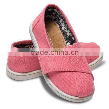 children slip on shoes boys girls canvas shoes with magic tape