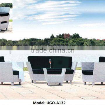 wicker latest design sofa set UGO-A132 high quality UGO rattan furniture