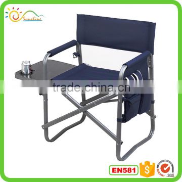 Luxury metal aluminium cheap folding director chair                        
                                                Quality Choice