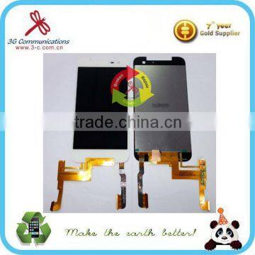 original new lcd for butterfly 2 display screen touch assembly black white for HTC