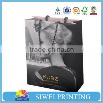 Fashion Design Shopping Customized Gift Paper Shopping Bag