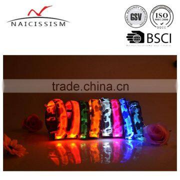 colorful dog collar light