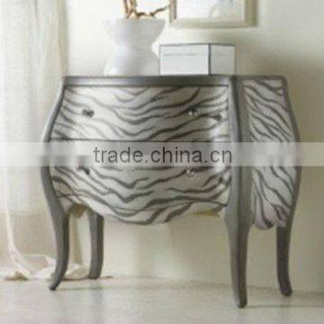 CF30112 Zebra Bombe Cabinet Bombay Chest Luxury Chest