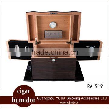 luxury spanish cedar wooden cigar box ashtray