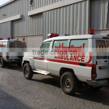 Best Quality and Price Emergency vehicle Ambulance Toyota Hard Top
