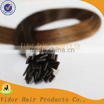 Factory OEM/ODM 1g strand hair extension flat tip