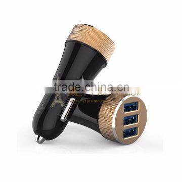 3 USB Port Phone Car Charger For mobile