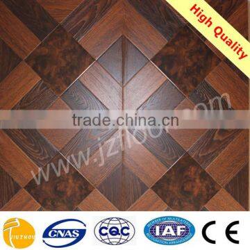 12MM HIGH QUALITY SQUARE PARQUET CE LAMINATED WOODEN FLOORING