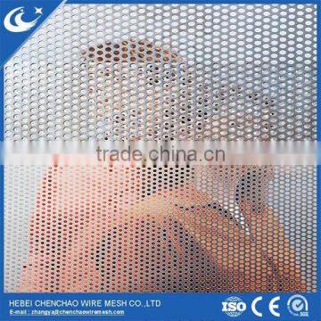 High quality People Behind Perforated Screen