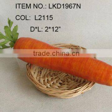 2013Artificial Fake Vegetables 2*12" Artificial Polyfoam Carrot House Decoration